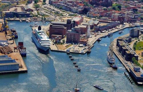 Historischer Ohlerich Speicher Wismar Apartment 18 mit Hafenblick- 2 Bäder - UNESCO Weltkulturerbe - Foto 21