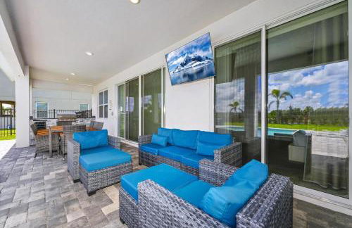 Gleaming Home With Private Pool, Theater Room And Water Park Access Near Disney At Encore Resorts Reunion - 209Sf - Foto 33