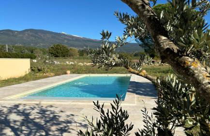Le Mas des Grillons, mas rénové entièrement climatisé avec piscine et vue Ventoux - Foto 23