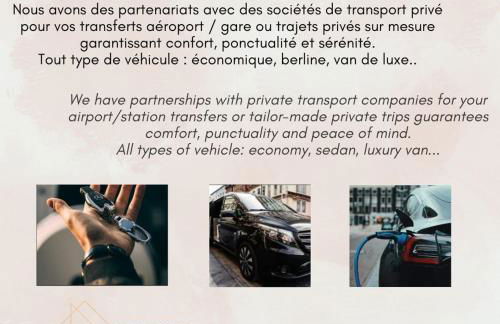 Le Fleury appartement moderne 2 chambres, à côté du salon du Bourget - Foto 2