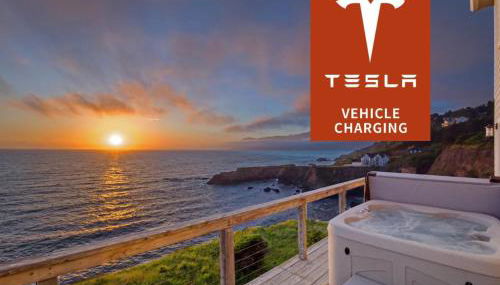 Exquisite Oceanview! by OceanviewHotTubs Oceanfront! Shelter Cove, CA Tesla EV station - Foto 1