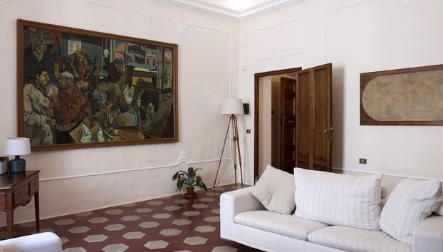 Coin salon dans le hall