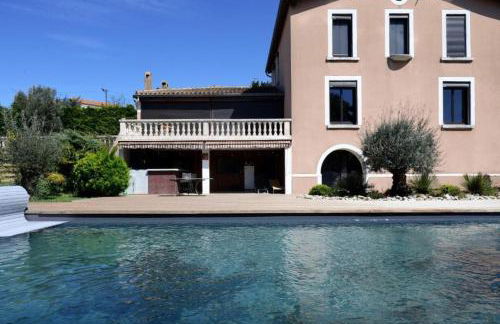 Le Clos Saint Jean, vue Cité, piscine et parking - Foto 6