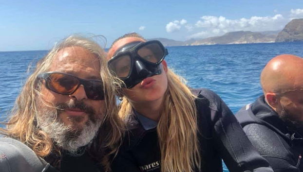 Desfrutando do batismo de mergulho em Las Negras