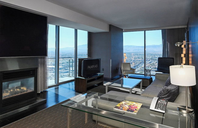Strip View Luxury Studio No Resort Fee Palms Place - Foto 31
