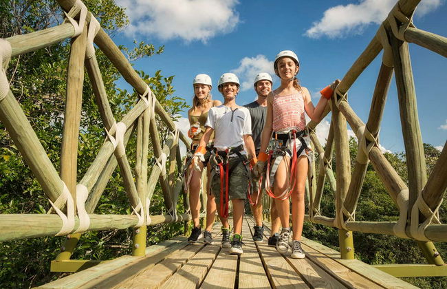 Tyrolienne au parc Selvatica - Photo 3