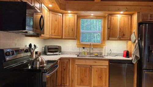 Luxury Forest Lake House - Privacy, Nature, Conveniences - New 2 bedroom - Foto 4, stove, dishwasher, toaster