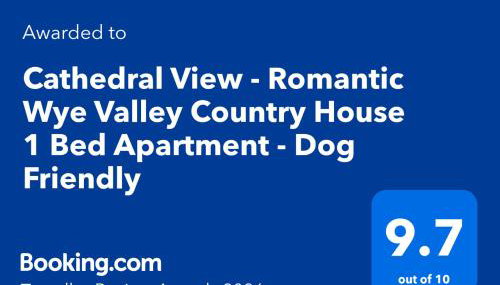 Cathedral View - Romantic Wye Valley Country House 1 Bed Apartment - Dog Friendly - Foto 4