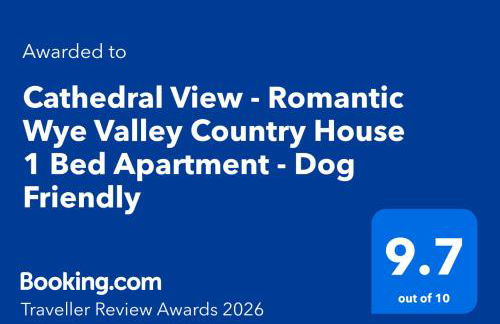 Cathedral View - Romantic Wye Valley Country House 1 Bed Apartment - Dog Friendly - Foto 4