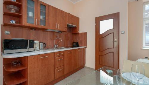 Elegancki Apartament Studio w Poznaniu by Noclegi Renters - Foto 3, stove