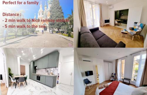 Spacious Family Apartment Near Sea - Nice - Foto 1