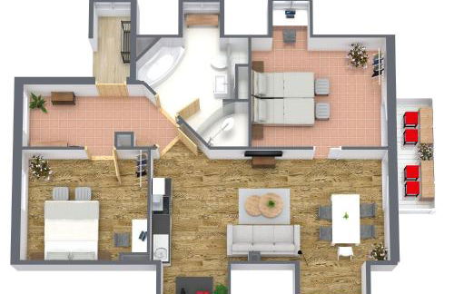 Tutzing Seeblick Apartment mit Balkon - Foto 3