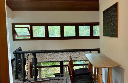 Casa dos Pássaros na areia a 20m da Praia da Baleia com 3 suítes e 1 dorm com ar condicionado, wifi, smart tv, cozinha completa e churrasqueira - Foto 39