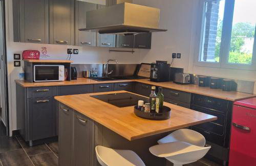 Maison charmante avec jardin à 7 min de Giverny, Sauna, Wifi, parking gratuit dans la rue, calme - Foto 10