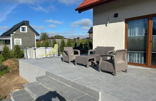 ''Kaszebe ''Domek letniskowy całoroczny z jacuzzi ,klimatyzacja nad jeziorem Raduńskim - Foto 9