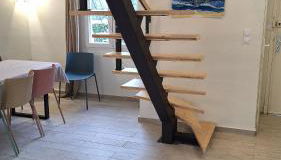 Villa 8 pers, 4 ch, jardin, clim 200m de la plage - Foto 3