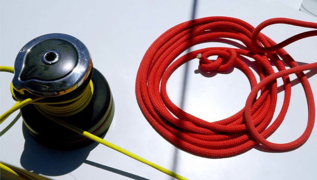 Dettaglio del catamarano