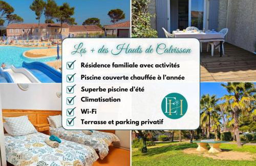 Les Hauts de Calvisson - Résidence de vacances familiale - Piscine toute l'année - Foto 3