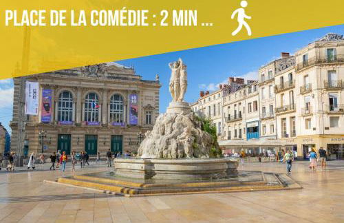 SYLOU - Centre historique, 4 personnes, Climatisation, Netflix, Comédie, Tramway, Gare - Foto 37