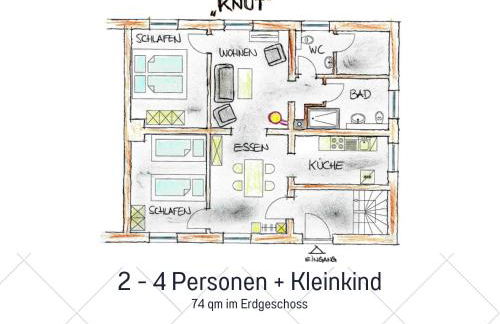 BUDDE4 Fewo Knut - Early Check-in, Haustier, extralange Betten - Foto 15