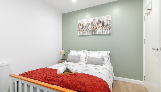 Deluxe 1 Bed Apartment, London - Foto 4, Habitación