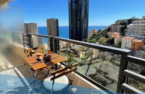 NEW Studio, piscine et vue mer • proche de Monaco - Foto 1