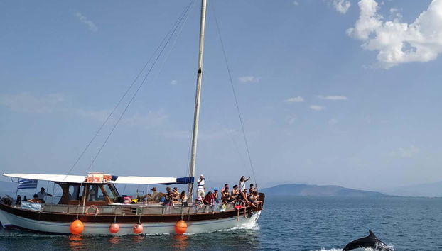 Barco durante a atividade