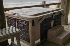 BEACHFRONT with DECK Hot Tub and View and Cargo Lift Sleeps 14 - Foto 17