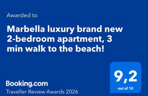 Marbella luxury brand new 2-bedroom apartment, 3 min walk to the beach! - Photo 8