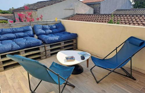 CHARMANTE MAISON 1900 classée 3 étoiles avec terrasse vue sur les toits - Foto 32