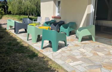 GITE 4 MN DE LA mer et cabourg, piscine, cheminée, table de ping pong, balançoire - Foto 40