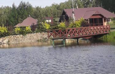 Dom nad stawem przy lesie - Foto 47