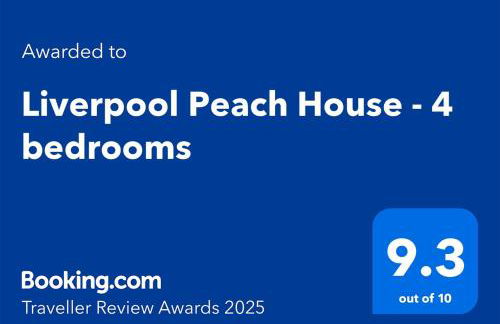 2025 Award Winner Liverpool Peach House - 4 Bedrooms - Foto 59