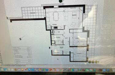 Bel appartement 3 pièces, 62 m2, 2 à 6 personnes, très calme - Foto 6