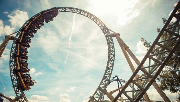 One of the adrenaline-filled rides