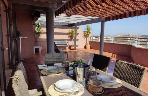 ÁTICO TERRAZA 65m. Playa, piscina, A/C, Wifi - Foto 1