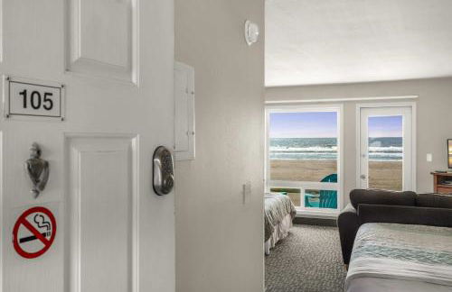 Pool and Hot Tub Ground Floor Studio - Oceanfront - Full Kitchen - Patio - Foto 15