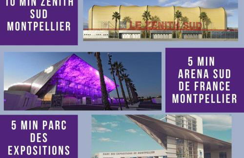 T2 Cubano Montpellier Parking Proche Plages - Foto 18