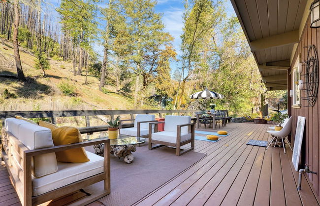 Sonoma Creek Haven Hot Tub, Firepit, Creekside Views Near Kenwood Wineries - Foto 2