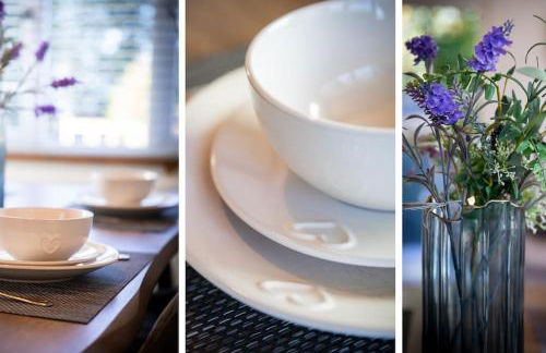 family honeybeelodge york Hot Tub and wood burner - Foto 8