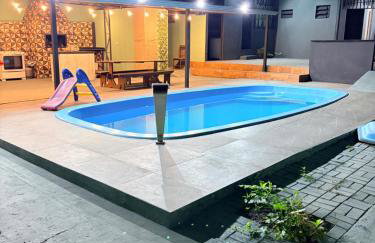 Casa de Veraneio 3 quartos com Ar e mais de 20 camas para grupos e Próximo ao Paraguai - Foto 80