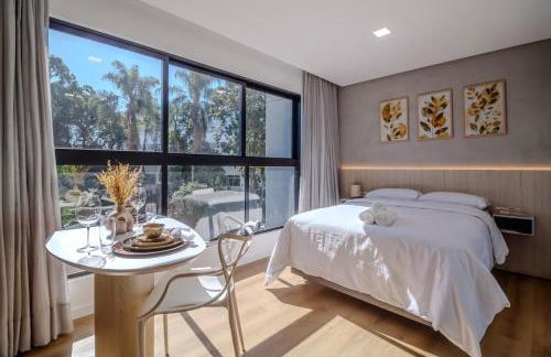 Loft Novo todo Mobiliado com WIFI Piscina e próximo a Oktober - Foto 29