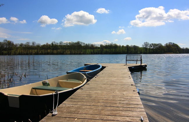 Bungalow am See mit Ruderboot in Klein Labenz - Photo 26