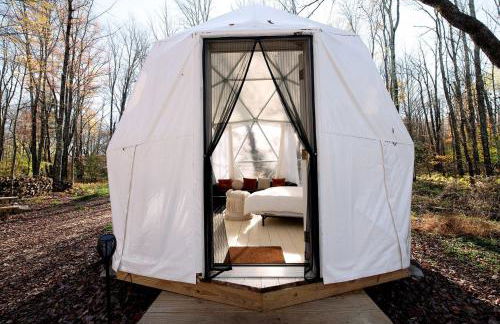 Cozy Unique Dome for a Romantic Glamping Getaway on a Private Farm in Woodridge, New York - Foto 23