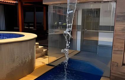 Casa incrível com piscina, hidromassagem e sauna - Foto 9