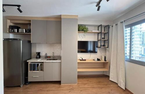 Studio novo e equipado próximo ao metrô e Consulado Americano - Foto 17