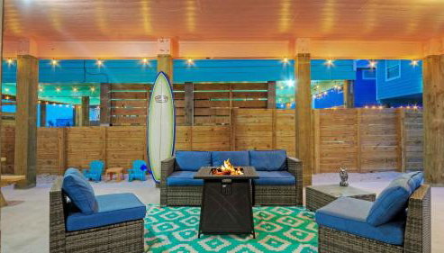 Patio Lounge w/ Firepit! Nature Preserve Views Surf-n-dipity by Avantstay - Foto 3, Other