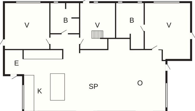 7 Person Holiday Home in Albaek - Foto 2, Plano