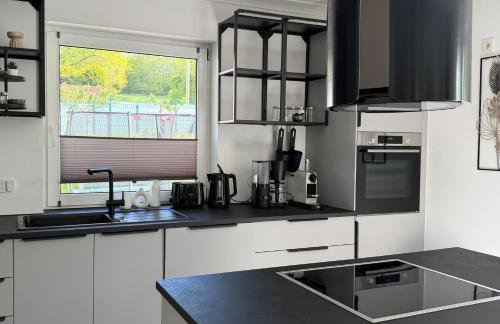 Premium Ferienwohnungen mit Garten-Terrasse-Grill-WiFi-Parkplatz-Baby-Kinder-Bostalsee - Foto 5