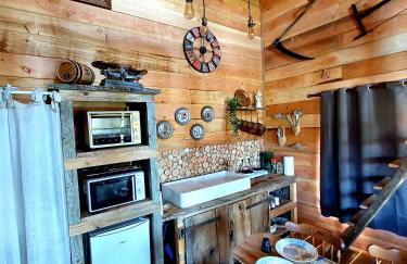 Cabane insolite TOUT CONFORT Chalet Gites Luzy Morvan Bourgogne - Foto 16